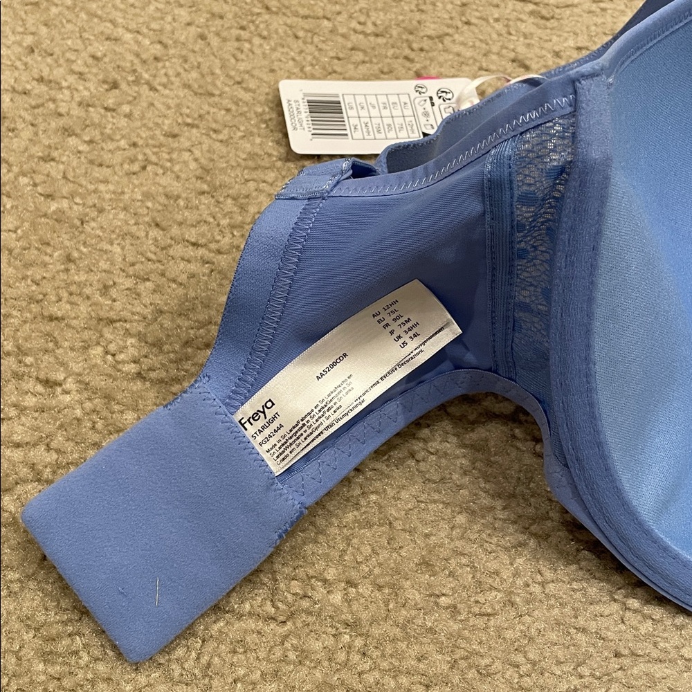 Freya NWT 34L 34HH Cornflower Blue Underwire Bra - Picture 6 of 8